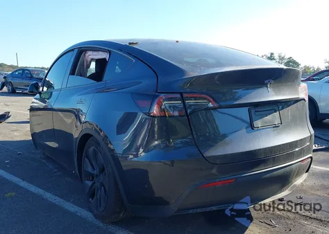 2025 Tesla Model Y Long Range Dual Motor Rear-Wheel Drive из США, поврежденный, VIN 7SAYGDED8SF266679